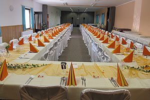 Mlýnhotel - svatební tabule 